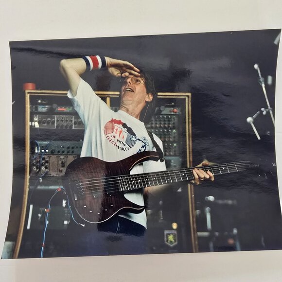 Grateful Dead Licensed Rob Cohn Photograph Of Phil Lesh Playing Bass Guitar - Picture 11 of 14